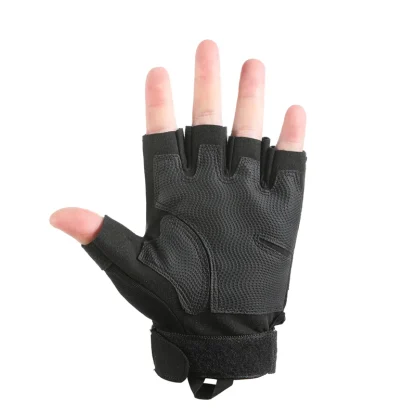 Lightweight Half Finger Gloves with Hard Knuckle - Image 5