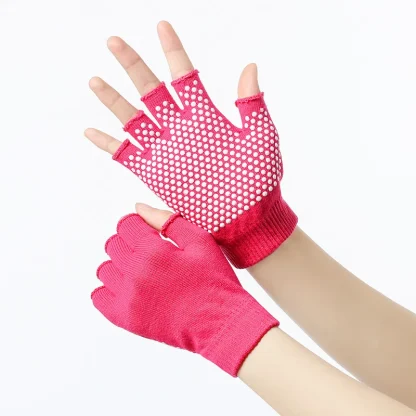 Anti-slip Fingerless Gloves for Yoga