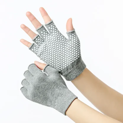 Anti-slip Fingerless Gloves for Yoga - Image 8