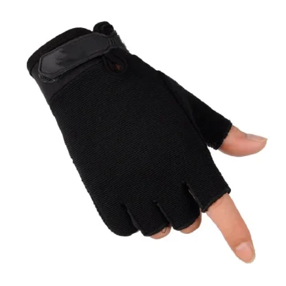 Motorcycle Fingerless Gloves with Camo Print - Image 5