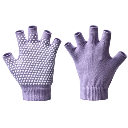 Anti-slip Fingerless Gloves for Yoga - Image 3