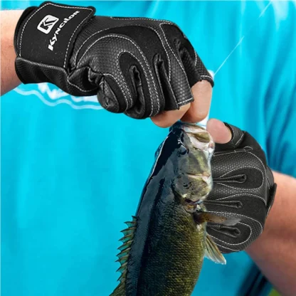 Three-Fingerless Gloves with Non Slip Design - Image 8