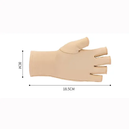 Classic Half Finger Gloves with Breathable Fabric - Image 6