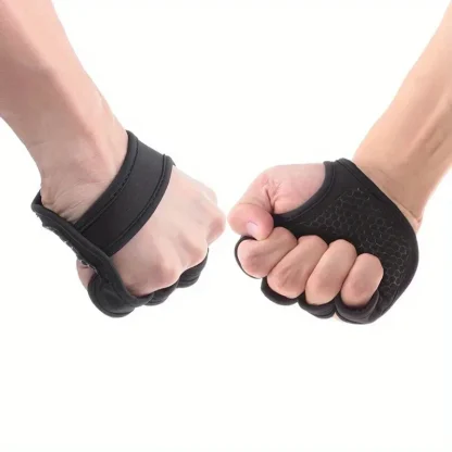 Weight Lifting Fingerless Gloves with Non-slip - Image 3