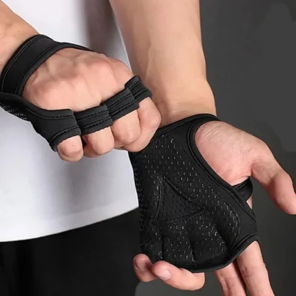 Weight Lifting Fingerless Gloves with Non-slip - Image 4