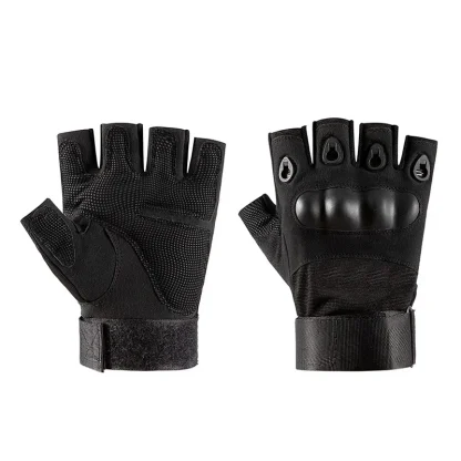 Half Finger Gloves with Hook and Loop Closure - Image 5