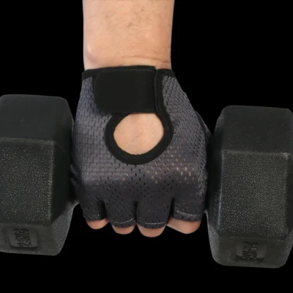 Breathable Open Finger Gloves for Workout - Image 2