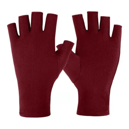 Classic Half Finger Gloves with Breathable Fabric - Image 13