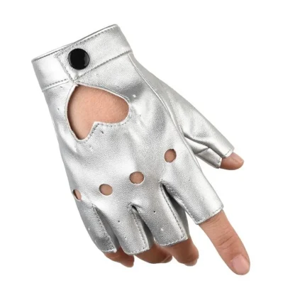 Heart Shape Cutout Fingerless Gloves - Image 8