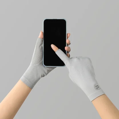 Open Finger Gloves with Seamless Design - Image 5