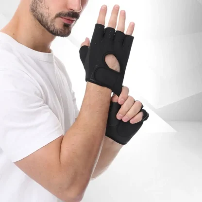 Adjustable Half Finger Gloves for Fitness - Image 11