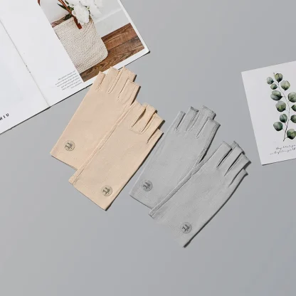 Open Finger Gloves with Seamless Design - Image 10