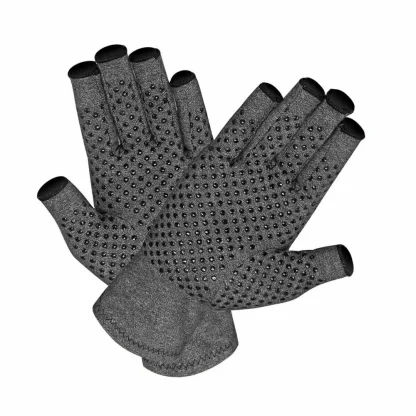 Compression Fingerless Gloves for Joint Support - Image 5