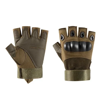 Half Finger Gloves with Hook and Loop Closure - Image 6