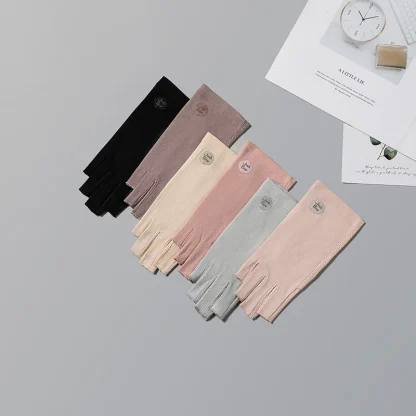 Open Finger Gloves with Seamless Design - Image 7