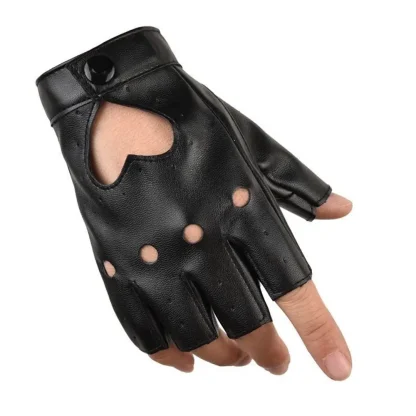 Heart Shape Cutout Fingerless Gloves - Image 11