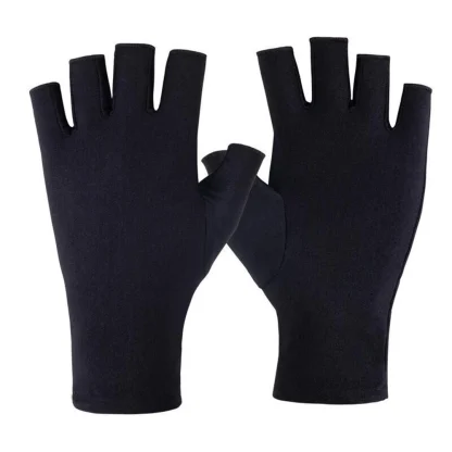 Classic Half Finger Gloves with Breathable Fabric - Image 11