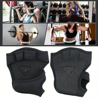 Weight Lifting Fingerless Gloves with Non-slip - Image 2