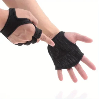 Weight Lifting Fingerless Gloves with Non-slip