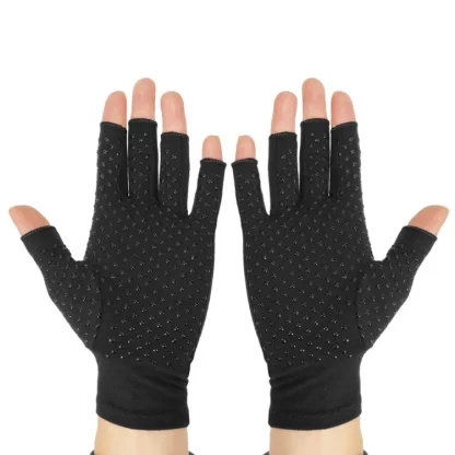 Compression Fingerless Gloves for Joint Support