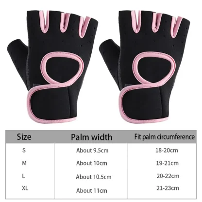 Adjustable Half Finger Gloves for Fitness - Image 12