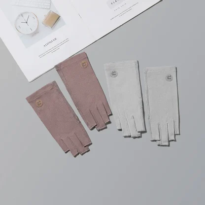 Open Finger Gloves with Seamless Design - Image 8