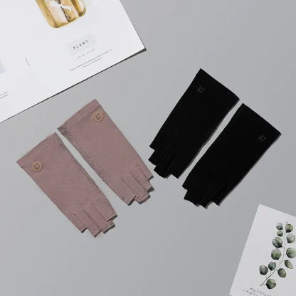 Open Finger Gloves with Seamless Design - Image 9